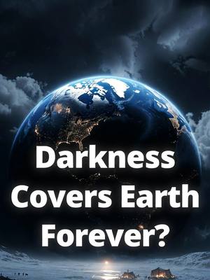 What if the Sun never rises and darkness covers the Earth forever? 🌑